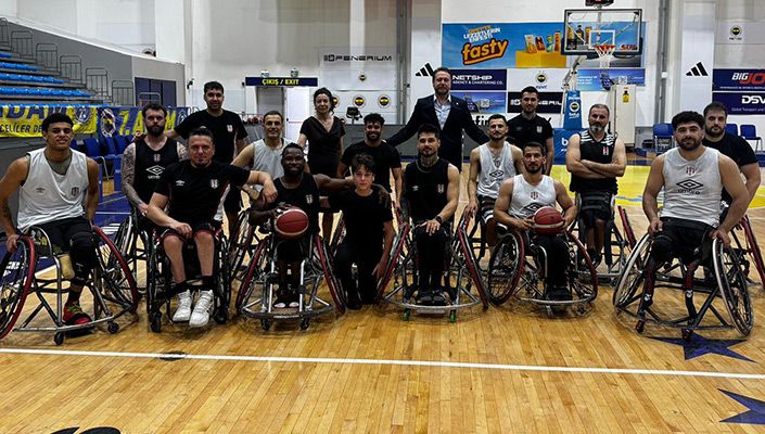 Genel Sekreterimiz Uğur Fora’dan Tekerlekli Sandalye Basketbol Takımımıza Ziyaret