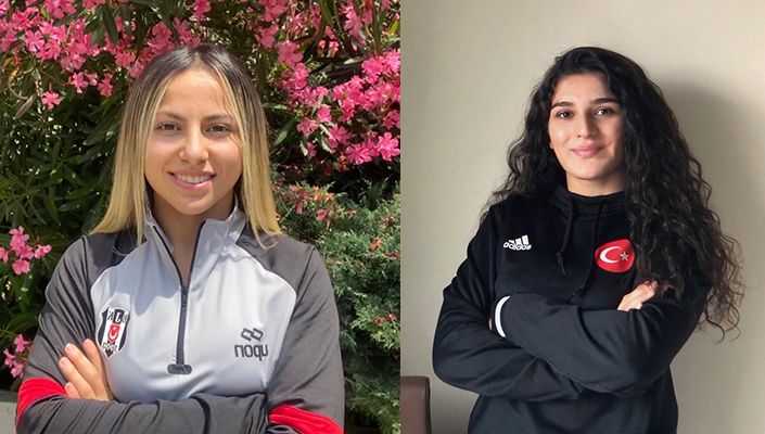 Güreş Takımımızın Milli Sporcularından Nesrin Baş ile Ebru Dağbaşı U-20 Avrupa Güreş Şampiyonası’nda Finale Yükseldiler