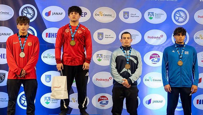 Güreşçimiz Cemal Yiğit Purcu U20 Balkan Güreş Şampiyonu Oldu