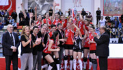 Kadın Voleybol Takımımız Düzenlenen Törenle Şampiyonluk Kupasını Aldı