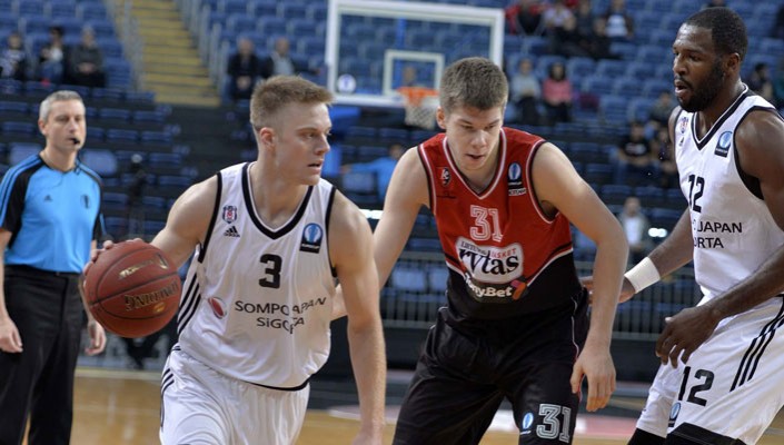 Beşiktaş Sompo Japan:92 Lietuvos Rytas:103 