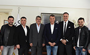 Başkanımız Fikret Orman ve Yöneticilerimizden, Eski As Başkanımız, TJK Başkanı Serdal Adalı'ya Ziyaret