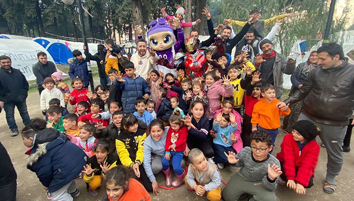 Hataylı Depremzede Çocuklar İçin Moral Etkinliği