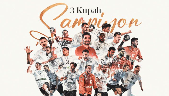 Hentbol Süper Lig Şampiyonu BEŞİKTAŞ SAFİ ÇİMENTO