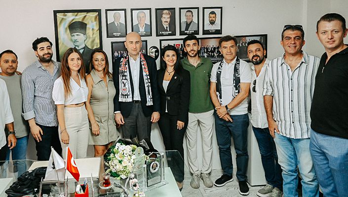 Hüseyin Yücel ile Feyyaz Uçar, İzmirli Beşiktaşlılarla Buluştu
