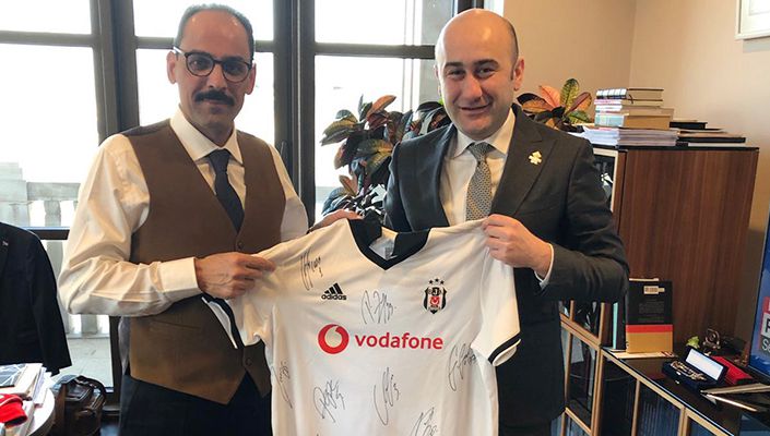 Hüseyin Yücel’den Cumhurbaşkanlığı Sözcüsü İbrahim Kalın’a Ziyaret