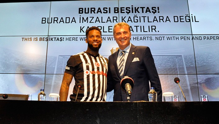 Jeremain Lens İçin Vodafone Park’ta İmza Töreni Yapıldı