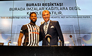 Jeremain Lens İçin Vodafone Park’ta İmza Töreni Yapıldı