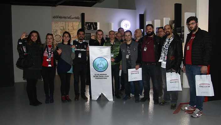 Uluslararası İşitme Engelliler Federasyonu Beşiktaş JK Müzesi’ni Ziyaret Etti 