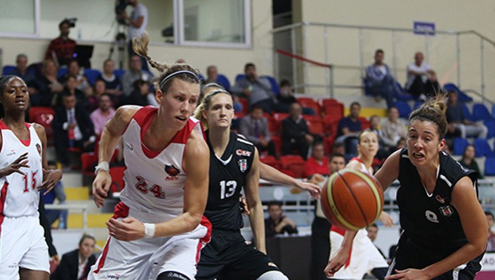 AGÜ Spor: 72   Beşiktaş: 55
