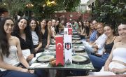 Beşiktaş Women's Volleyball gathered at lunch  