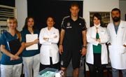 Futbol Takımımıza Ağız ve Diş Sağlığı Kontrolü