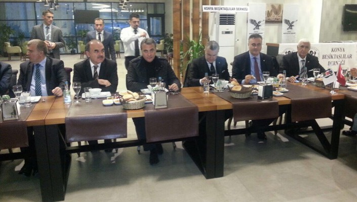 Başkanımız Fikret Orman, Konya Beşiktaşlılar Derneği’nin Verdiği Yemeğe Katıldı