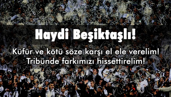 Çaykur Rizespor Deplasmanında Küfür ve Kötü Söze Karşı El Ele Verelim 