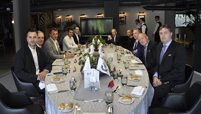 Kulübümüzden UEFA ve B36 Torshavn Heyetlerine Dostluk Yemeği