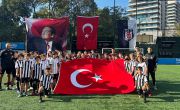 Merkez Futbol Okulumuzun Öğrencilerinden Cumhuriyet Bayramı Kutlaması