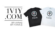 FEDA Tişörtleri 1v1y.com'da Satışa Çıktı