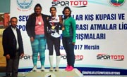 Zeliha Uzunbilek shines in throwing competition