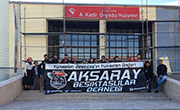 Beşiktaş Fans from Aksaray get active for the New Year...