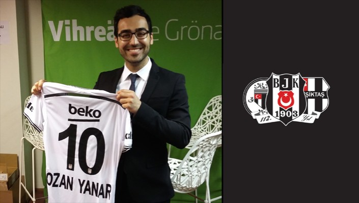 Finlandiya'da Milletvekili Seçilen Beşiktaşlı Ozan Yanar'a Başarılar Dileriz