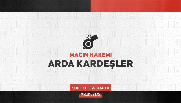 Öznur Kablo Yeni Malatyaspor Maçının Hakemi Arda Kardeşler