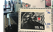 115. Yılımız İçin Hazırlanan Özel Gün Damgalı Zarflar ve Posta Pulları Beşiktaş JK Müzesi’nde