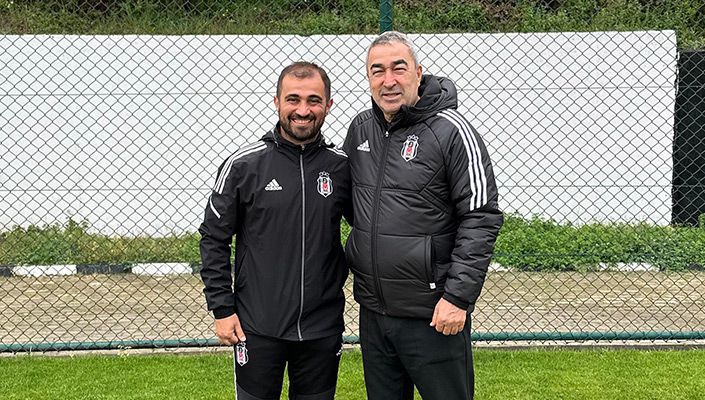 Samet Aybaba, Beşiktaş Artaş U-15 Takımımızın Antrenmanını İzledi