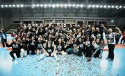 Turkish Division I Champions lift their trophy