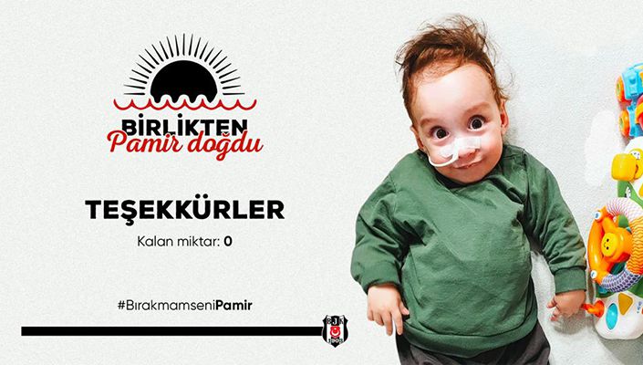 SMA Hastası Pamir Bebeğin Tedavisi İçin Gerekli Olan Meblağ Toplandı, Teşekkürler Türkiye!