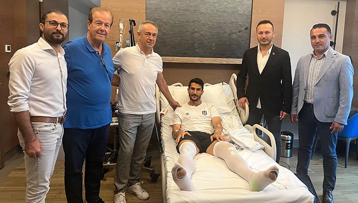 Spor Okulları Koordinatörümüz Ufuk Pak ile Spor Okulları İcra Kurulu Başkanımız Ersen Yılmaz’dan Necip Uysal’a Geçmiş Olsun Ziyareti