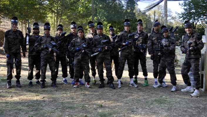 Basketbolcularımız Paintball Oynadı