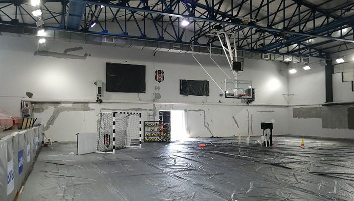 Süleyman Seba Spor Salonu Yenileniyor