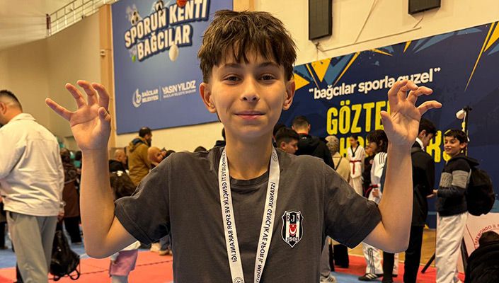 Taekwondocumuz Ayaz Gür, Minikler Taekwondo İstanbul Şampiyonası’nda Birinci Oldu