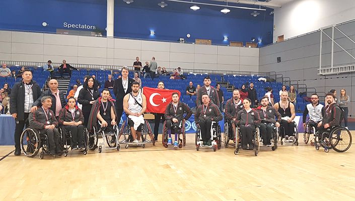 Tekerlekli Sandalye Basketbol Takımımız, Euroleague 1 İkincilik Kupasını Aldı