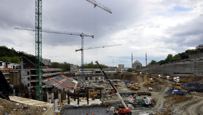 Vodafone Arena İnşaatından Son Fotoğraflar (30 Nisan 2014)