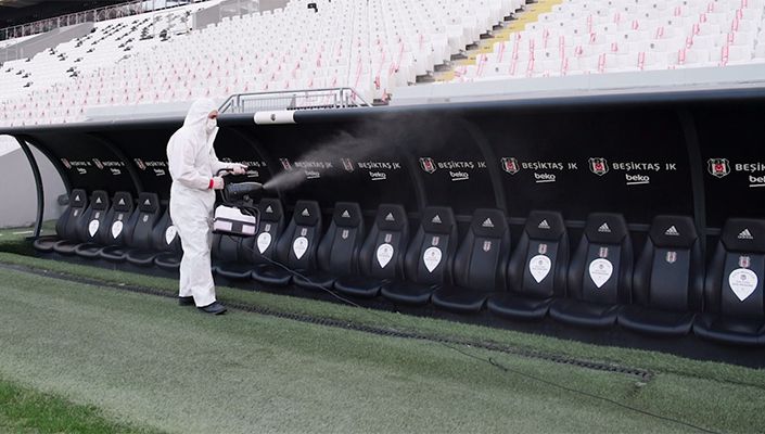 Vodafone Park’ta Dezenfekte Çalışması Yapıldı