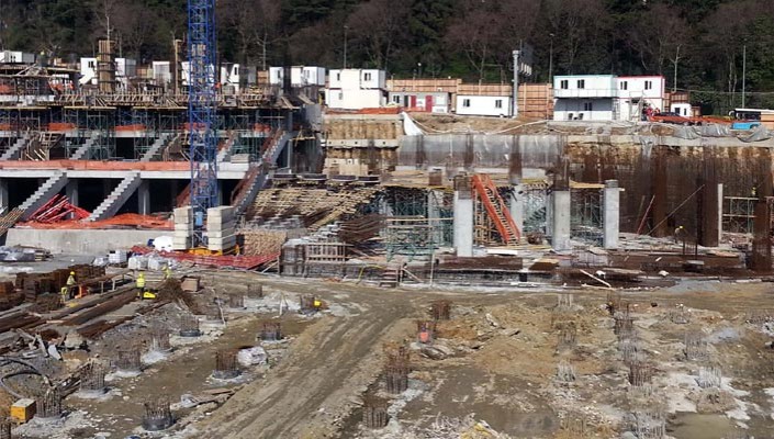 Vodafone Arena İnşaatından Son Fotoğraflar (17 Mart 2014)