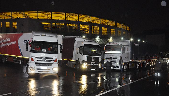 Yardım Tırlarımız Deprem Bölgesine Gitmeye Devam Ediyor