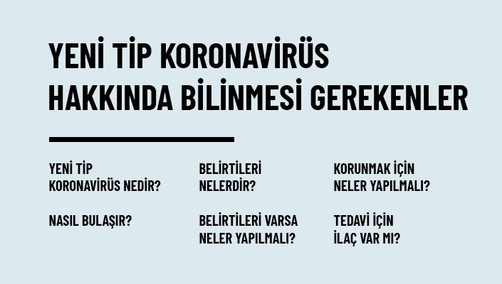 Yeni Tip Koronavirüs Hakkında Bilinmesi Gerekenler