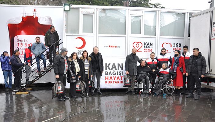 Yönetim Kurulu Üyelerimiz ve Tekerlekli Sandalye Basketbol Takımımız Depremzedeler İçin Kan Bağışında Bulundular