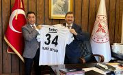 Yönetim Kurulu Üyemiz Seyit Ateş, Sait Çiftçi Devlet Hastanesi Başhekimi Mehmet Akif Seylan'ı Ziyaret Etti