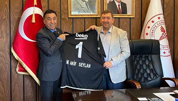 Yönetim Kurulu Üyemiz Seyit Ateş, Sait Çiftçi Devlet Hastanesi Başhekimi Mehmet Akif Seylan'ı Ziyaret Etti