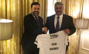 Yönetim Kurulu Üyemiz Umut Şenol’dan Azerbaycan Gençlik ve Spor Bakanı Azad Rahimov’a Ziyaret