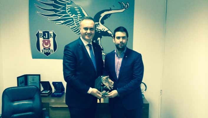 İsveç Beşiktaşlılar Derneği Başkanı Ertan Erer’den Kulübümüze Ziyaret