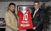 Pervez Müşerref’ten  Kulübümüze Ziyaret