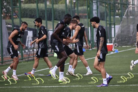 Beşiktaş training session on 24 August 2024