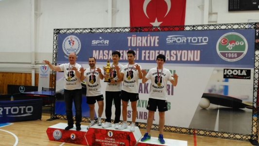 Masa Tenisi Takımımız Türkiye Kupası'nda Şampiyon Oldu