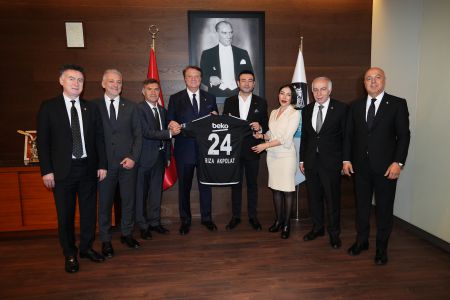 Chairman Hasan Arat visits Beşiktaş Municipality Mayor Rıza Akpolat 