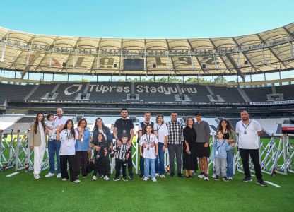 Beşiktaşlı Çocuklar Tüpraş Stadyumu’nu Gezdi