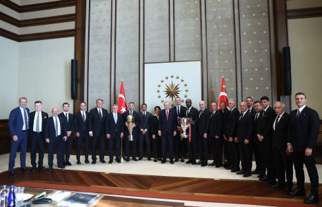 Beşiktaş visit President Erdoğan 